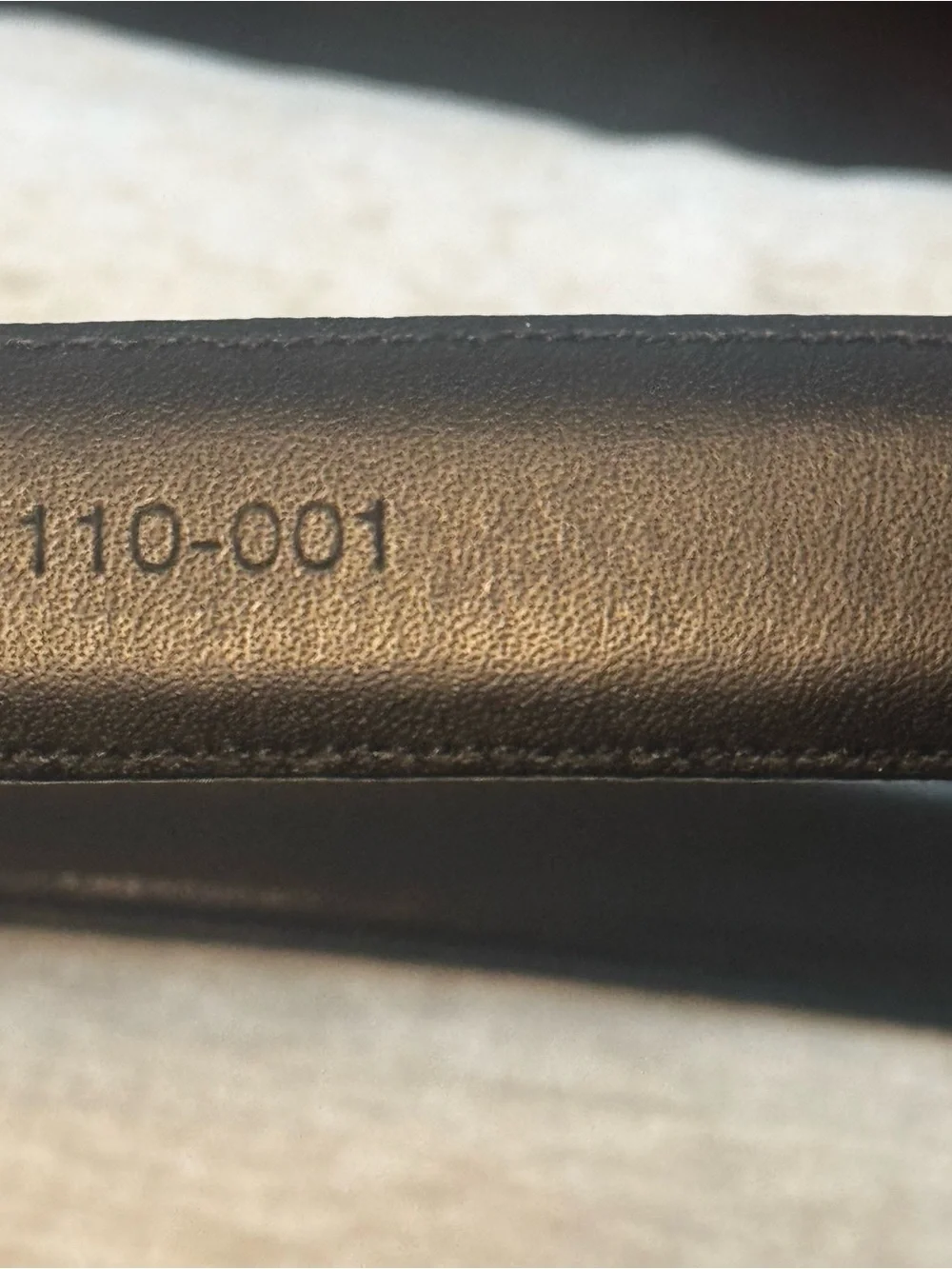 Men's Black Leather Belt- Unbranded